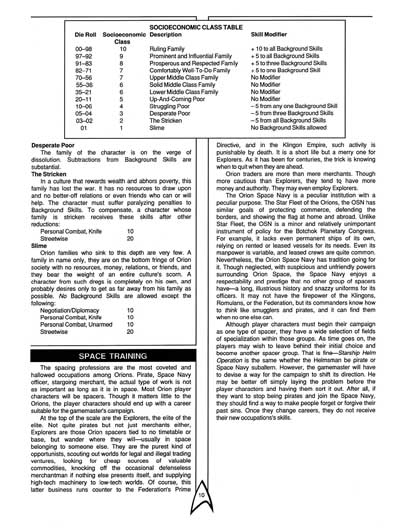 Star Trek RPG: The Orions - Book of Deep Knowledge (FASA 2007)