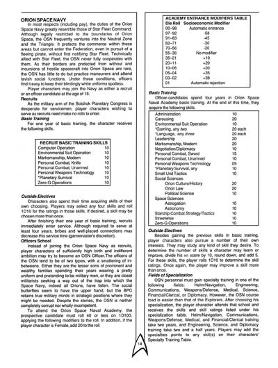 Star Trek RPG: The Orions - Book of Deep Knowledge (FASA 2007)