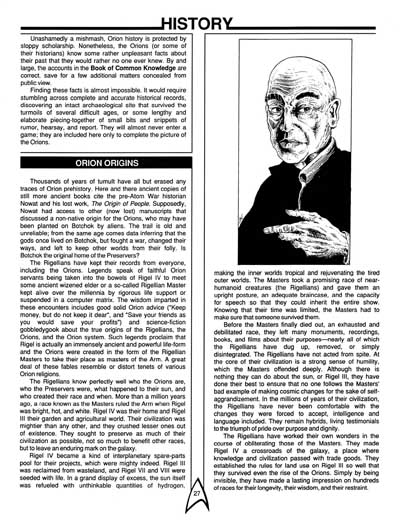 Star Trek RPG: The Orions - Book of Deep Knowledge (FASA 2007)