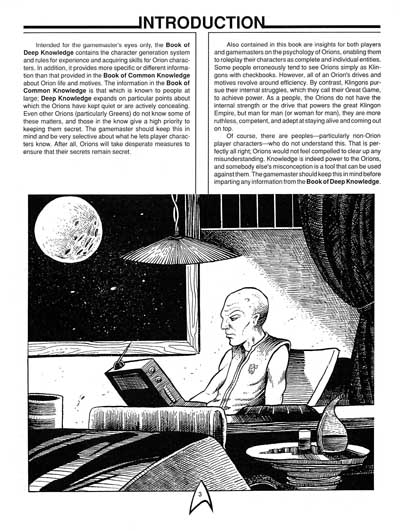 Star Trek RPG: The Orions - Book of Deep Knowledge (FASA 2007)