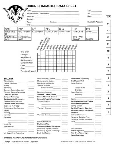 Star Trek RPG: The Orions - Book of Deep Knowledge (FASA 2007)