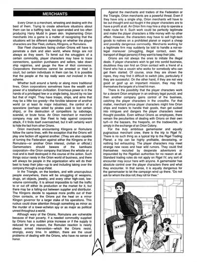 Star Trek RPG: The Orions - Book of Deep Knowledge (FASA 2007)