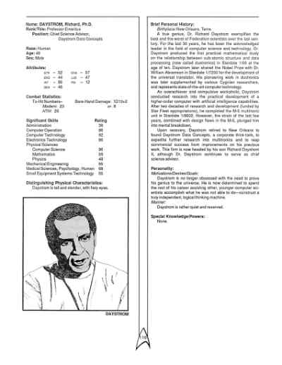 Star Trek RPG: The Federation (FASA 2011)