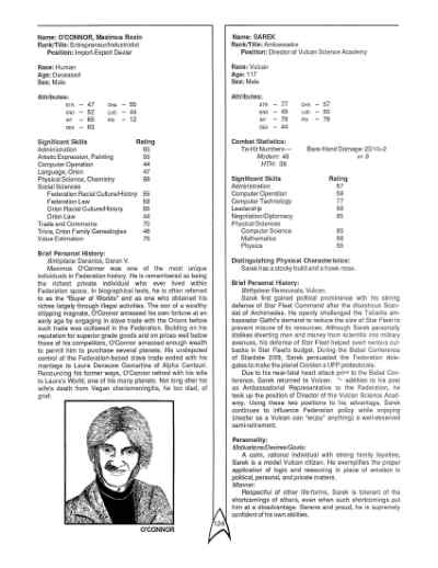 Star Trek RPG: The Federation (FASA 2011)