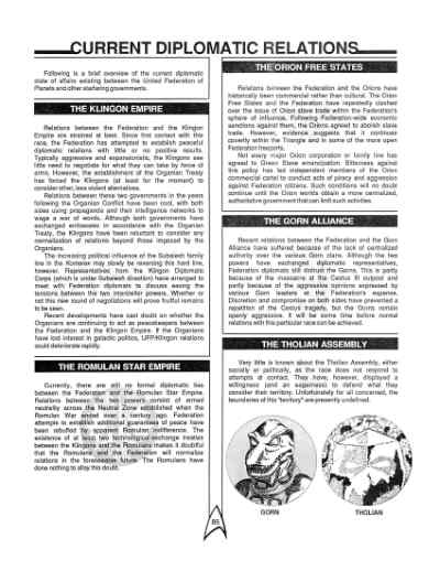 Star Trek RPG: The Federation (FASA 2011)