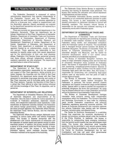 Star Trek RPG: The Federation (FASA 2011)