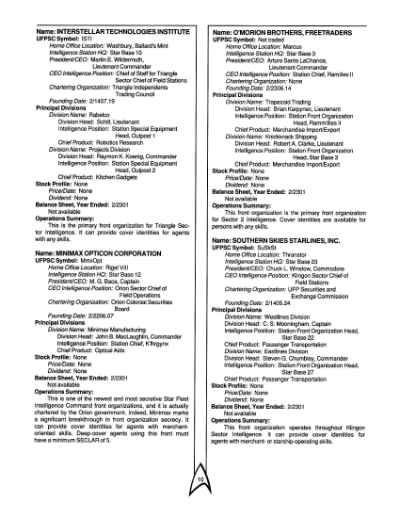 Star Trek RPG: Star Fleet Intelligence Manual (FASA 2014)