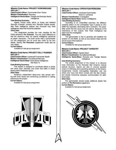Star Trek RPG: Star Fleet Intelligence Manual (FASA 2014)