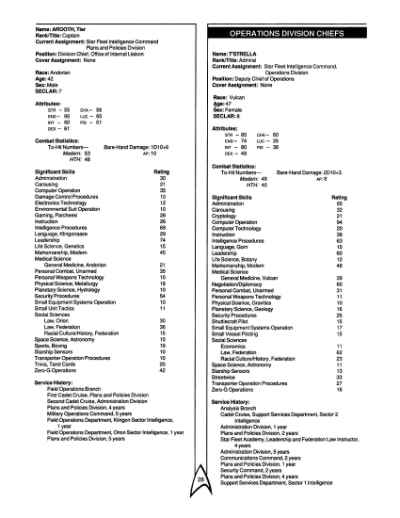Star Trek RPG: Star Fleet Intelligence Manual (FASA 2014)