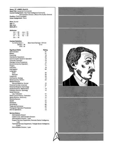 Star Trek RPG: Star Fleet Intelligence Manual (FASA 2014)