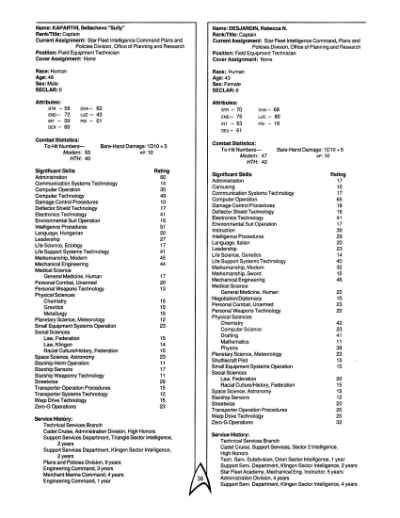 Star Trek RPG: Star Fleet Intelligence Manual (FASA 2014)