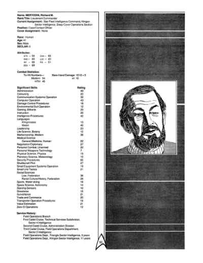 Star Trek RPG: Star Fleet Intelligence Manual (FASA 2014)