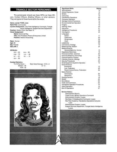 Star Trek RPG: Star Fleet Intelligence Manual (FASA 2014)