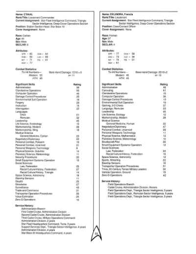 Star Trek RPG: Star Fleet Intelligence Manual (FASA 2014)