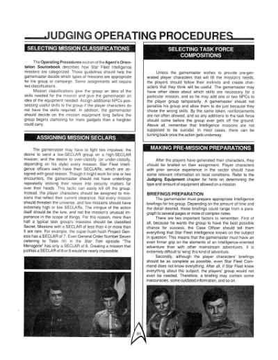 Star Trek RPG: Star Fleet Intelligence Manual (FASA 2014)