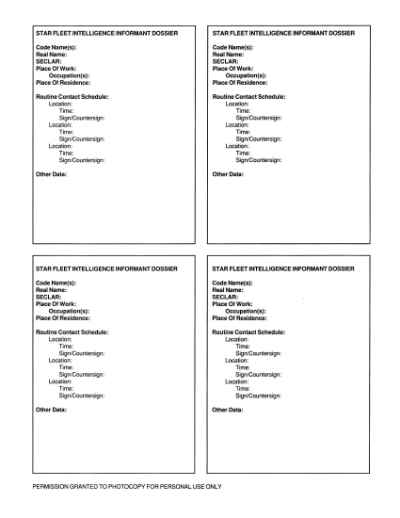 Star Trek RPG: Star Fleet Intelligence Manual (FASA 2014)