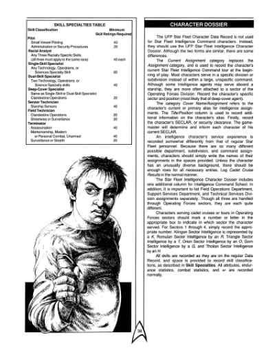 Star Trek RPG: Star Fleet Intelligence Manual (FASA 2014)