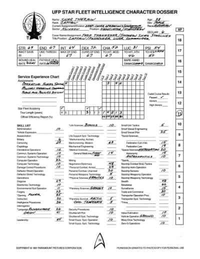Star Trek RPG: Star Fleet Intelligence Manual (FASA 2014)