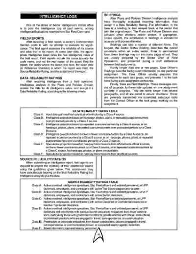 Star Trek RPG: Star Fleet Intelligence Manual (FASA 2014)