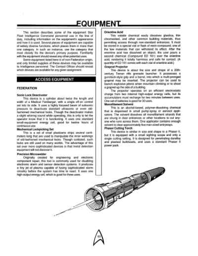 Star Trek RPG: Star Fleet Intelligence Manual (FASA 2014)