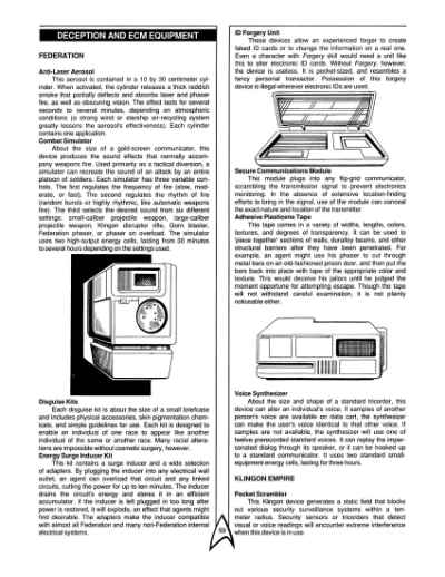 Star Trek RPG: Star Fleet Intelligence Manual (FASA 2014)
