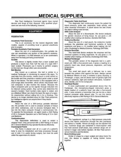 Star Trek RPG: Star Fleet Intelligence Manual (FASA 2014)
