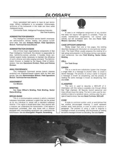 Star Trek RPG: Star Fleet Intelligence Manual (FASA 2014)