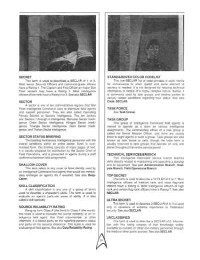 Star Trek RPG: Star Fleet Intelligence Manual (FASA 2014)