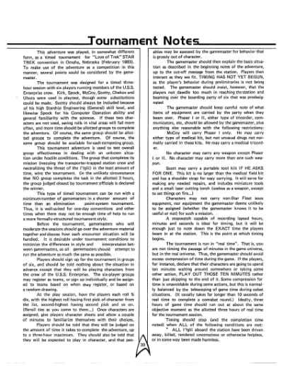 Star Trek RPG: The Vanished (FASA 2201)