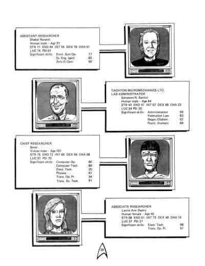 Star Trek RPG: The Vanished (FASA 2201)
