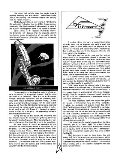Star Trek RPG: The Vanished (FASA 2201)