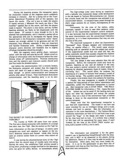 Star Trek RPG: The Vanished (FASA 2201)