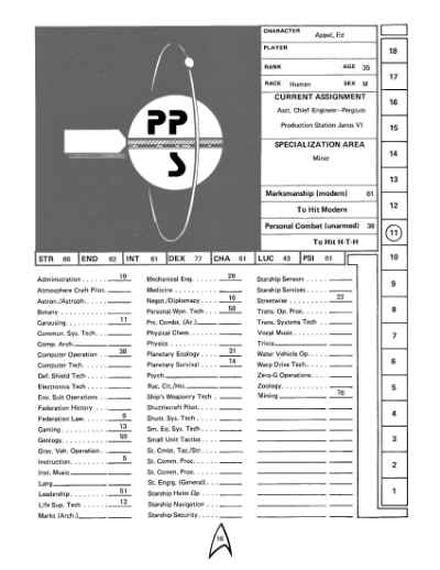 Star Trek RPG: Witness for the Defense (FASA 2202)