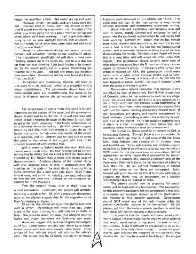 Star Trek RPG: Witness for the Defense (FASA 2202)