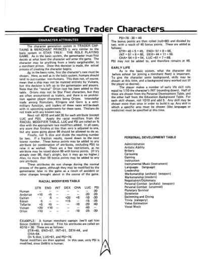 Star Trek RPG: Trader Captains and Merchant Princes (FASA 2203)