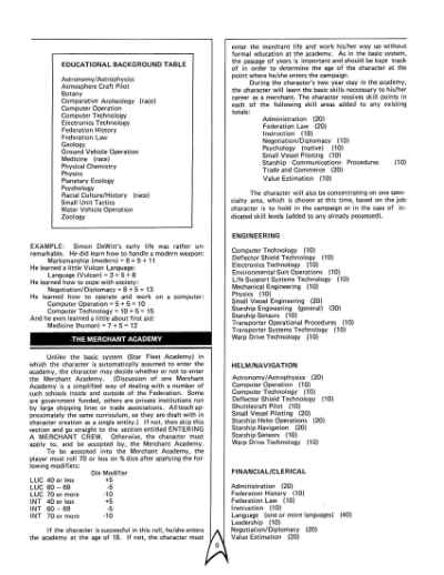 Star Trek RPG: Trader Captains and Merchant Princes (FASA 2203)