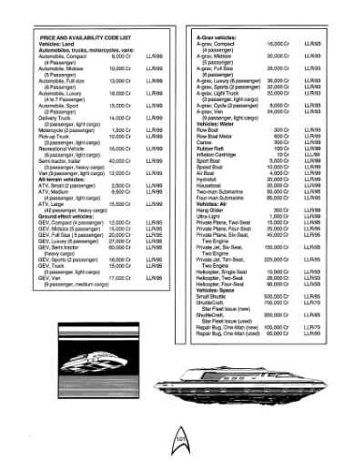 Star Trek RPG: Trader Captains and Merchant Princes (FASA 2203)