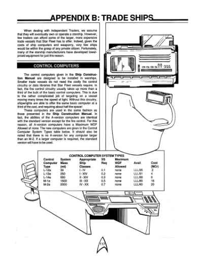 Star Trek RPG: Trader Captains and Merchant Princes (FASA 2203)