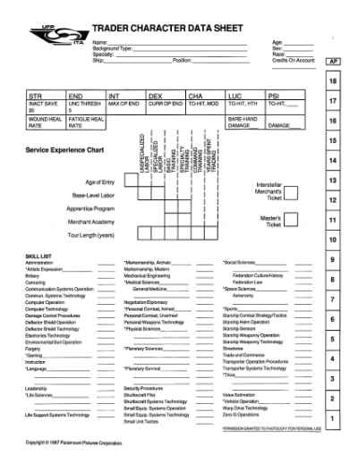 Star Trek RPG: Trader Captains and Merchant Princes (FASA 2203)