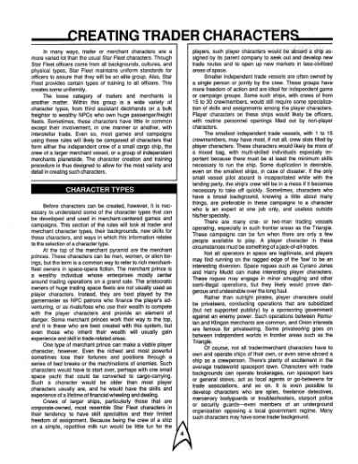 Star Trek RPG: Trader Captains and Merchant Princes (FASA 2203)