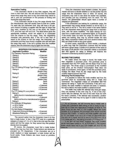 Star Trek RPG: Trader Captains and Merchant Princes (FASA 2203)
