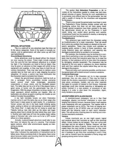 Star Trek RPG: Trader Captains and Merchant Princes (FASA 2203)