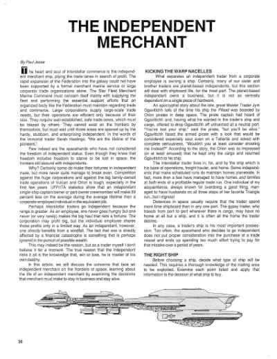 Star Trek RPG: Trader Captains and Merchant Princes (FASA 2203)