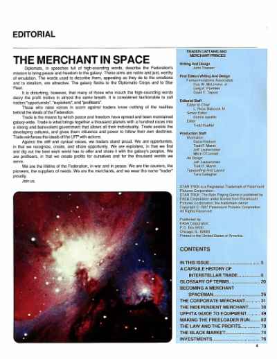 Star Trek RPG: Trader Captains and Merchant Princes (FASA 2203)