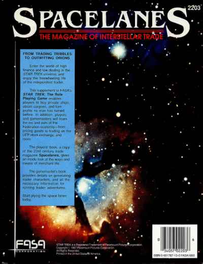 Star Trek RPG: Trader Captains and Merchant Princes (FASA 2203)