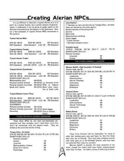 Star Trek RPG: Denial of Destiny (FASA 2205)
