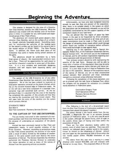 Star Trek RPG: Denial of Destiny (FASA 2205)