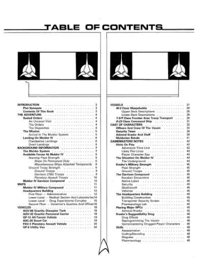 Star Trek RPG: Termination: 1456 (FASA 2206)