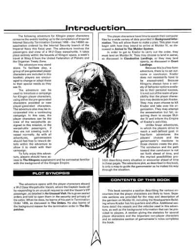 Star Trek RPG: Termination: 1456 (FASA 2206)
