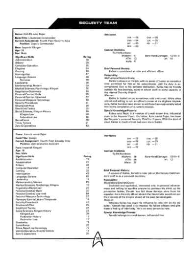 Star Trek RPG: Termination: 1456 (FASA 2206)